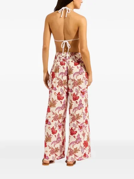 Pantaloni Seafolly cu model floral cu imagine