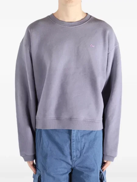 Hanorac Erl cu broderie violet
