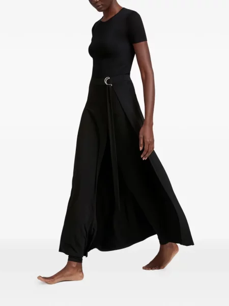 Pantaloni Marcella cu cataramă negru