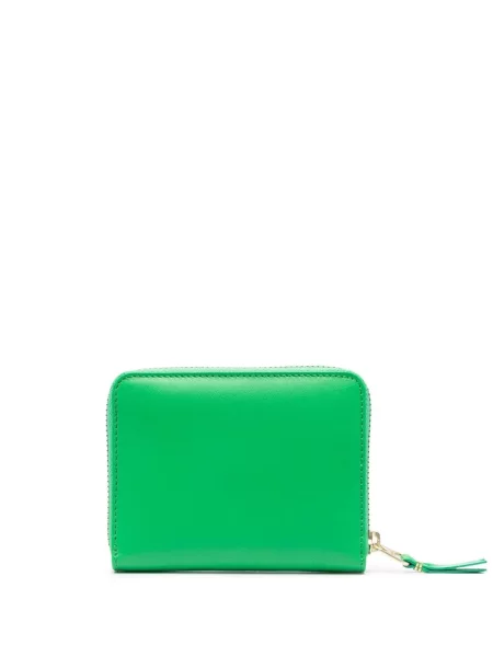 Portofel Comme Des Garçons Wallet din piele verde