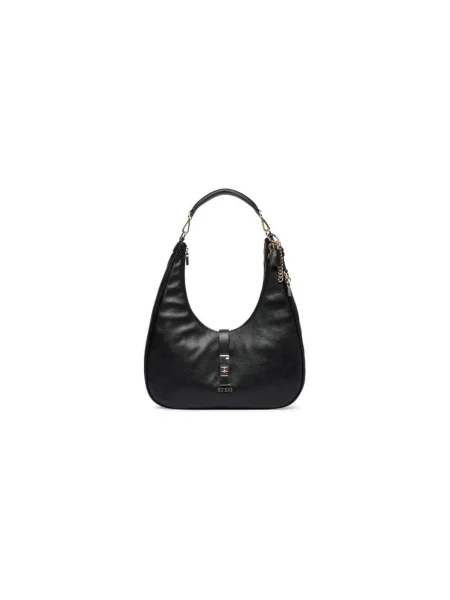 Geanta hobo Guess negru
