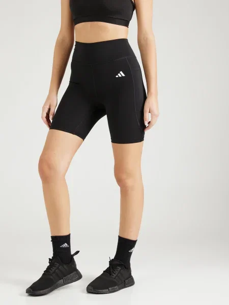 ADIDAS PERFORMANCE Pantaloni sport OPT ESS negru alb