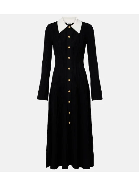 Sukienka koszulowa Simkhai garniturowa czarna