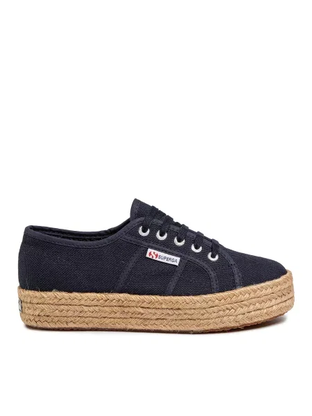 Espadrilky Superga Cotropew Tmavomodrá