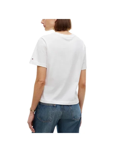 Tricou Tommy Hilfiger bej