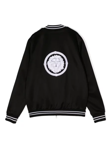 Kurtka bomber dziecięcy Balmain czarny