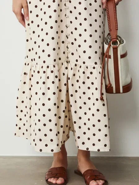 Medicine natikače s niskim potplatom za žene od kože smeđa