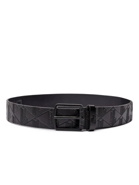 Lacoste De piele curea negru
