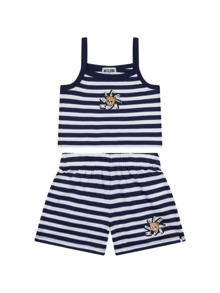 Szorty dziecięce Moschino niebieskie