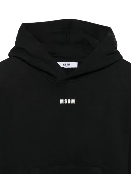 Bluza z kapturem dziecięca Msgm czarna