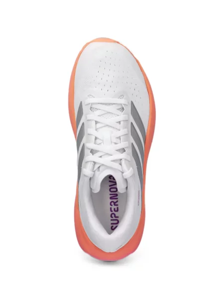 Pantaloni Adidas tricotate cu autograf alergare albastru