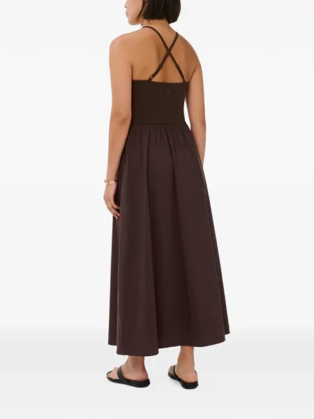 Rochie maxi Sweaty Betty tricotate maro
