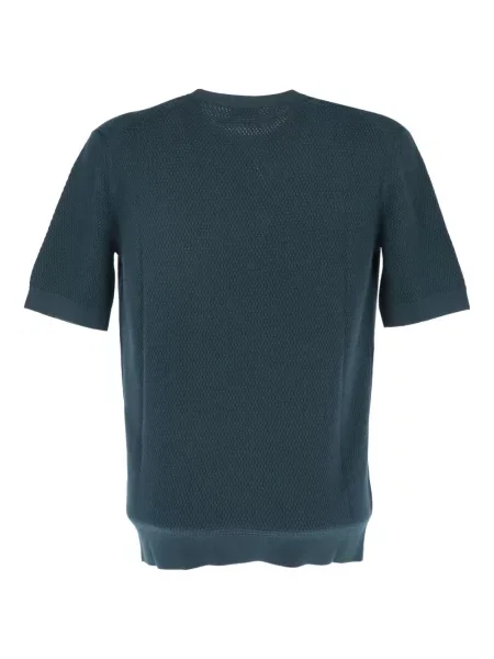 Tricou Zegna scurt albastru