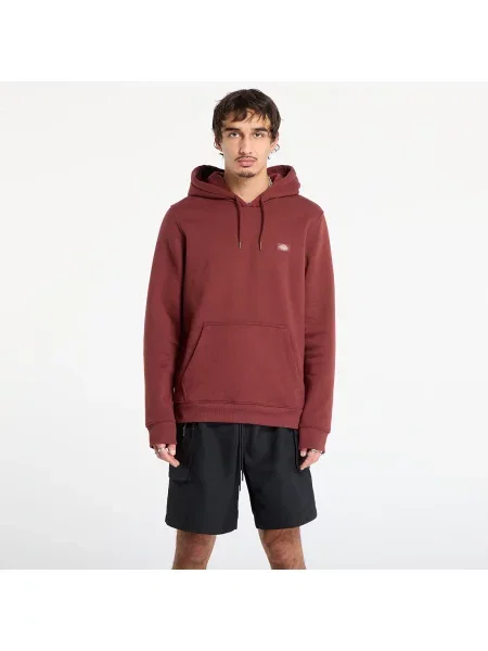 Суичър с качулка Dickies с качулка винено червено