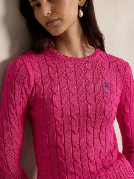 Polo Ralph Lauren пуловер дамски от розово