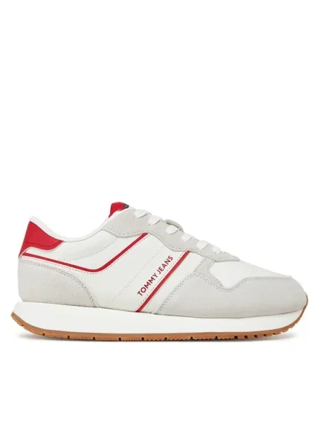 Tommy Jeans Сникърси Tjw Eva Runner Light Сив бяло