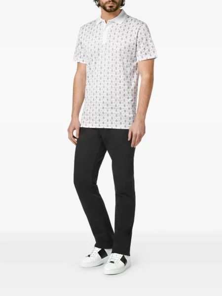 Tricou polo Billionaire alb