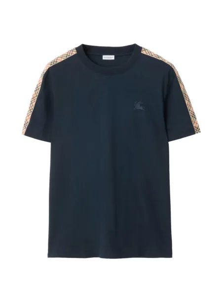 Tricou Burberry în carouri albastru