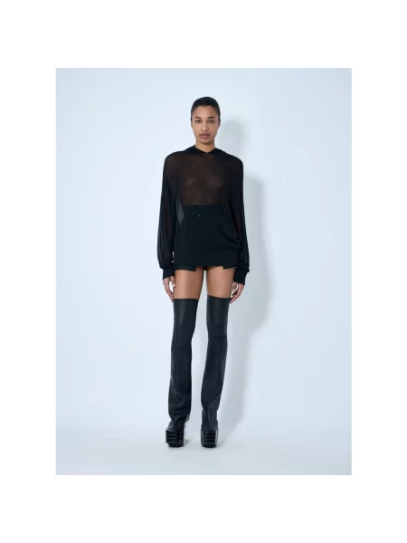 Bluza Rick Owens z siateczki czarna