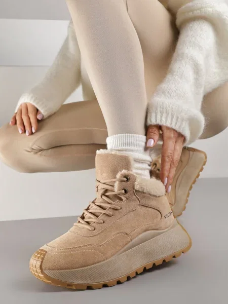 Botine Lanite maro