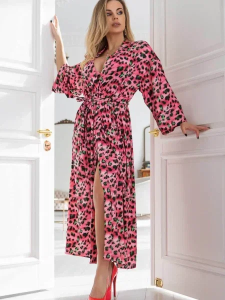 Длинный женский халат