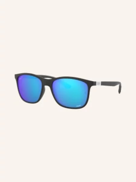 Ray-Ban Sluneční Brýle matně černá/ polarizovaná zelená černé