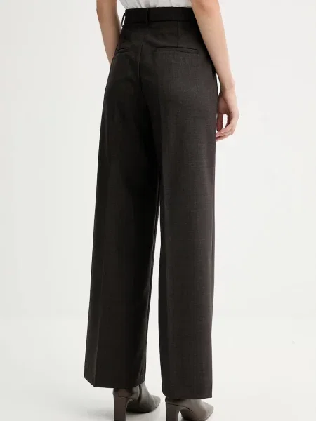 MAX&Co. Palazzo nadrágok Vacanze Fekete Wide Leg barna
