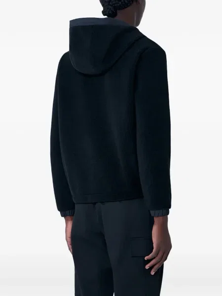 Majica s kapuljačom Moncler crna