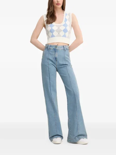 Top Benetton tricotate cu model argyle