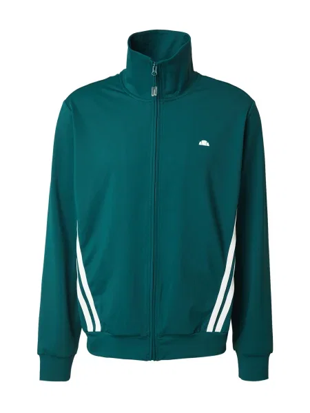 ELLESSE Hanorac verde smarald alb