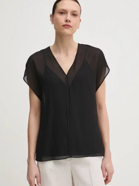 Bluză Calvin Klein negru