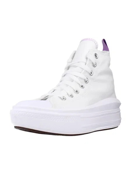 Pantofi Converse cu platformă alb