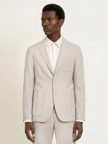 Boss Oblekové Sako Hanry Slim Fit light beige béžové