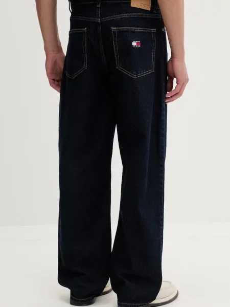 Tommy Jeans jeansy relaxed fit granatowe