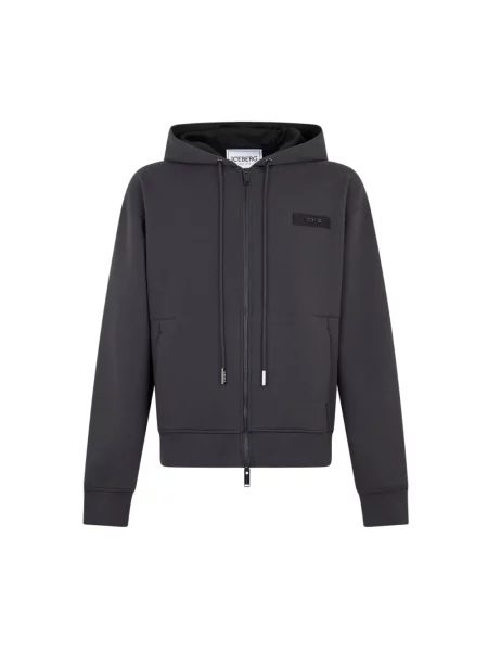 Bluza z kapturem Iceberg z kapturem szara