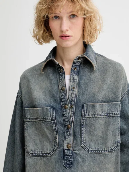 Zadig&Voltaire női farmer melegítőfelső kék