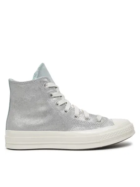 Converse Plátěnky Chuck 70 Suede Shimmer šedá
