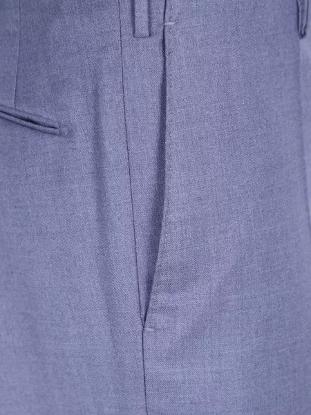 Pantaloni Incotex de lână albastru