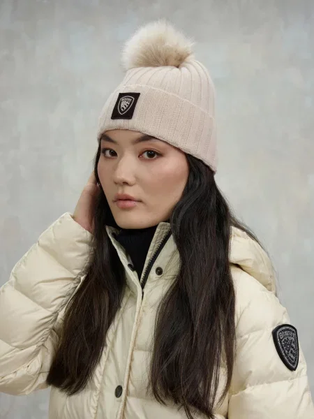 Шапка Blauer бежева