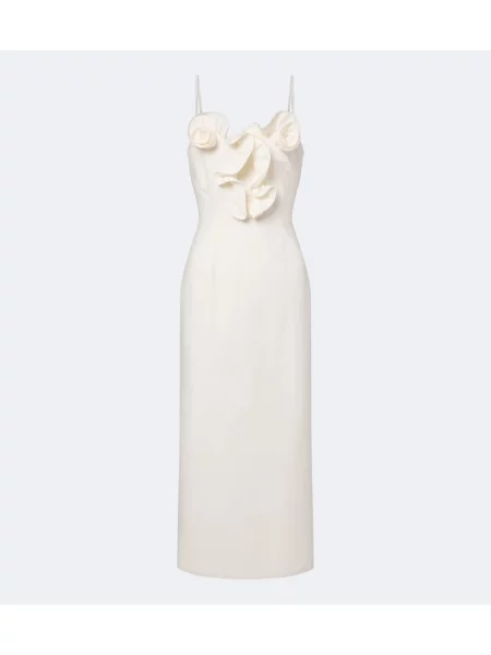 Rochie midi Magda Butrym cu model floral alb
