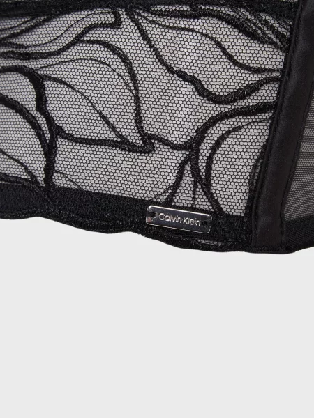 Без подкладки бюстгальтер Calvin Klein черный
