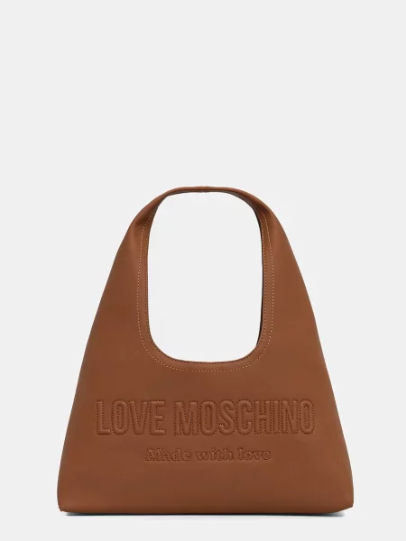 Geantă Love Moschino maro