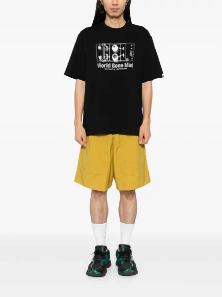 Tricou A Bathing Ape® cu imagine negru