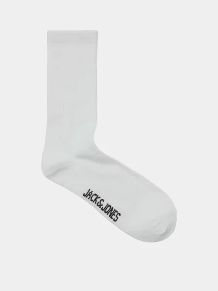 JACK & JONES Набір шкарпеток Бавовна/поліестер білий