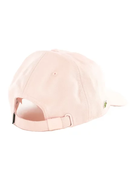 Lacoste Akcesoria Mężczyzna ONE SIZE Czapka z bawełnianego diagonalu różowy