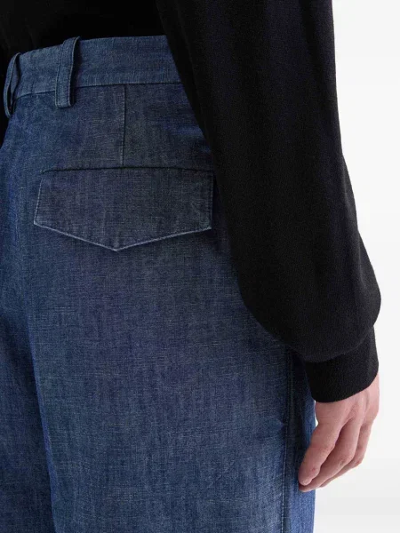 Pantaloni Jil Sander albastru