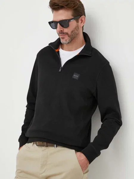 BOSS ORANGE Hanorac Zetrust negru