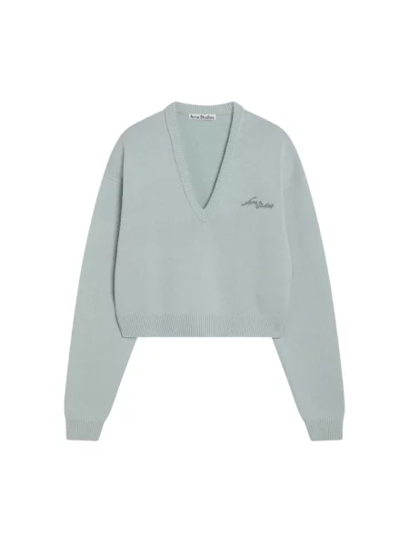 Sweter Acne Studios wełniany zielony