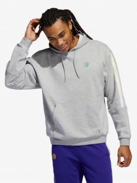 Mikina Adidas Performance sivá