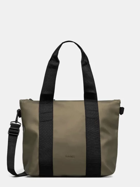 Чанта Rains Tote Bag Micro W3 зелено